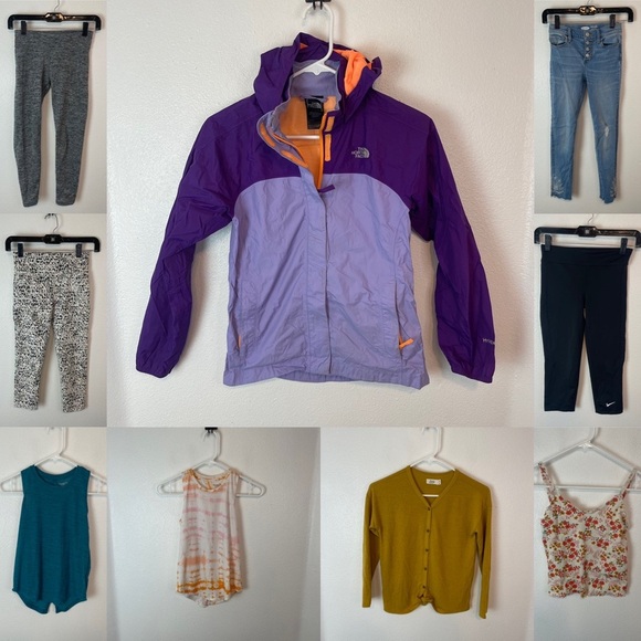 Girls M/L Mixed 12 Piece Activewear Bundle